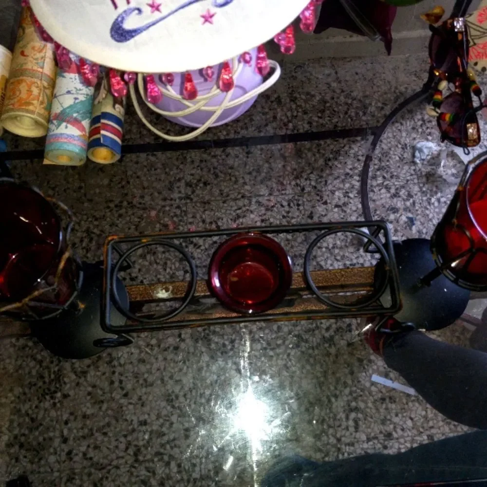 3 vintage Candle holders